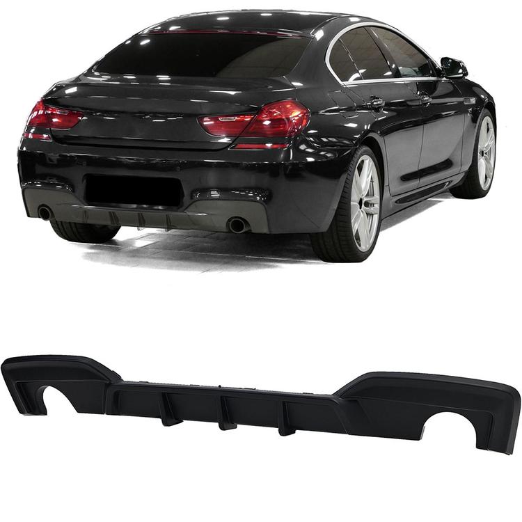 Mattsvart Diffusor BMW 6-Serie F12 F13 F06 640d 640i