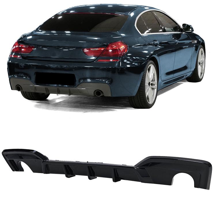 Blanksvart Diffusor BMW 6-Serie F12 F13 F06 640d 640i