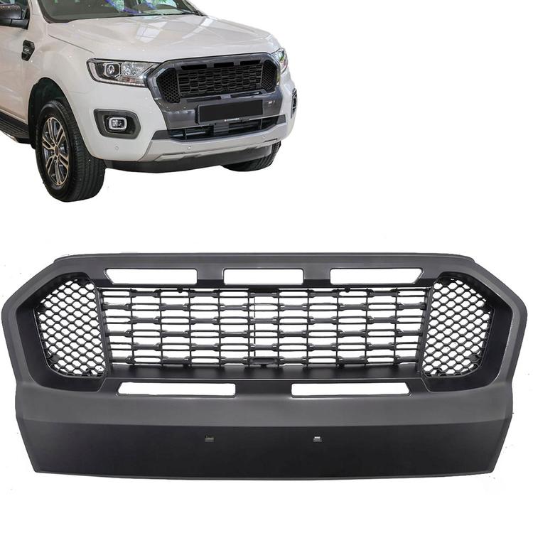 Svart Honeycomb Grill Ford Ranger T7