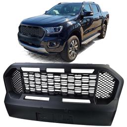 Svart Honeycomb Grill Ford Rangar T8