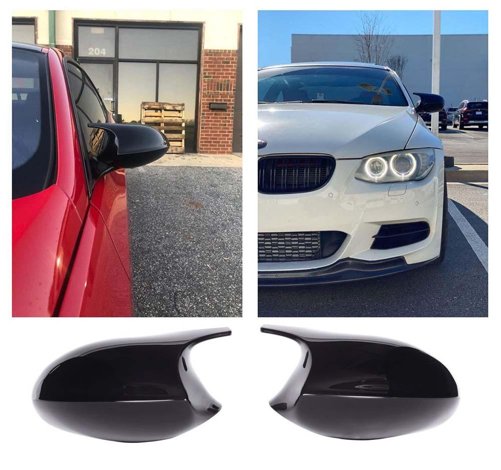 Blanksvart Spegelkåpor BMW