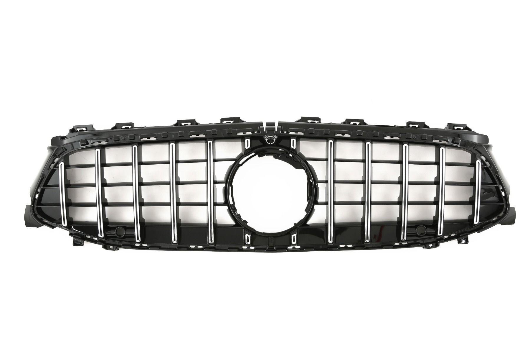 Blanksvart sportgrill till Mercedes W118 C118 PANAMERICANA AMG GT OPTIK