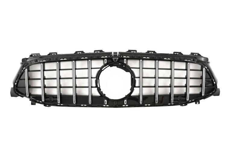 Gloss black sports grille for Mercedes W118 C118 PANAMERICANA AMG GT OPTIK