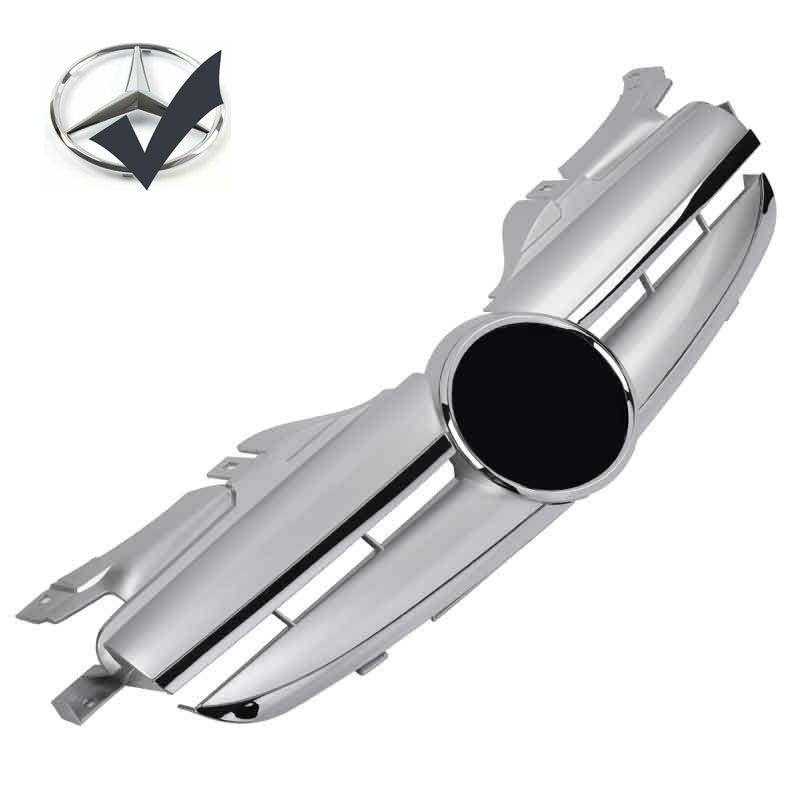 Silver krom grill Mercedes SLK R230 1996-2004