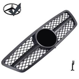Grill Mercedes W203 C-klass up to 1pc fin Fully black