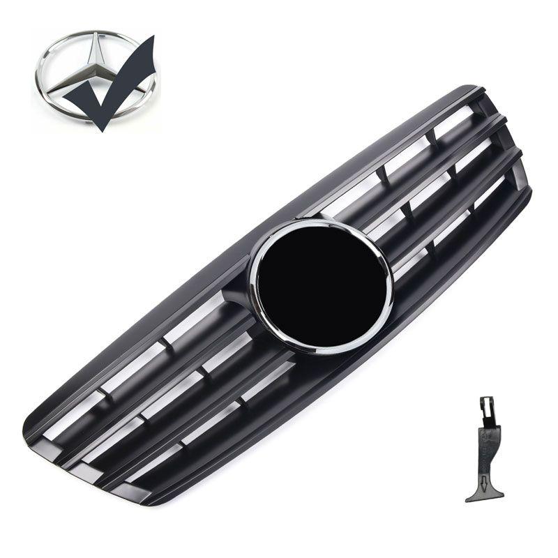 Helsvart grill Mercedes C-Klass W203