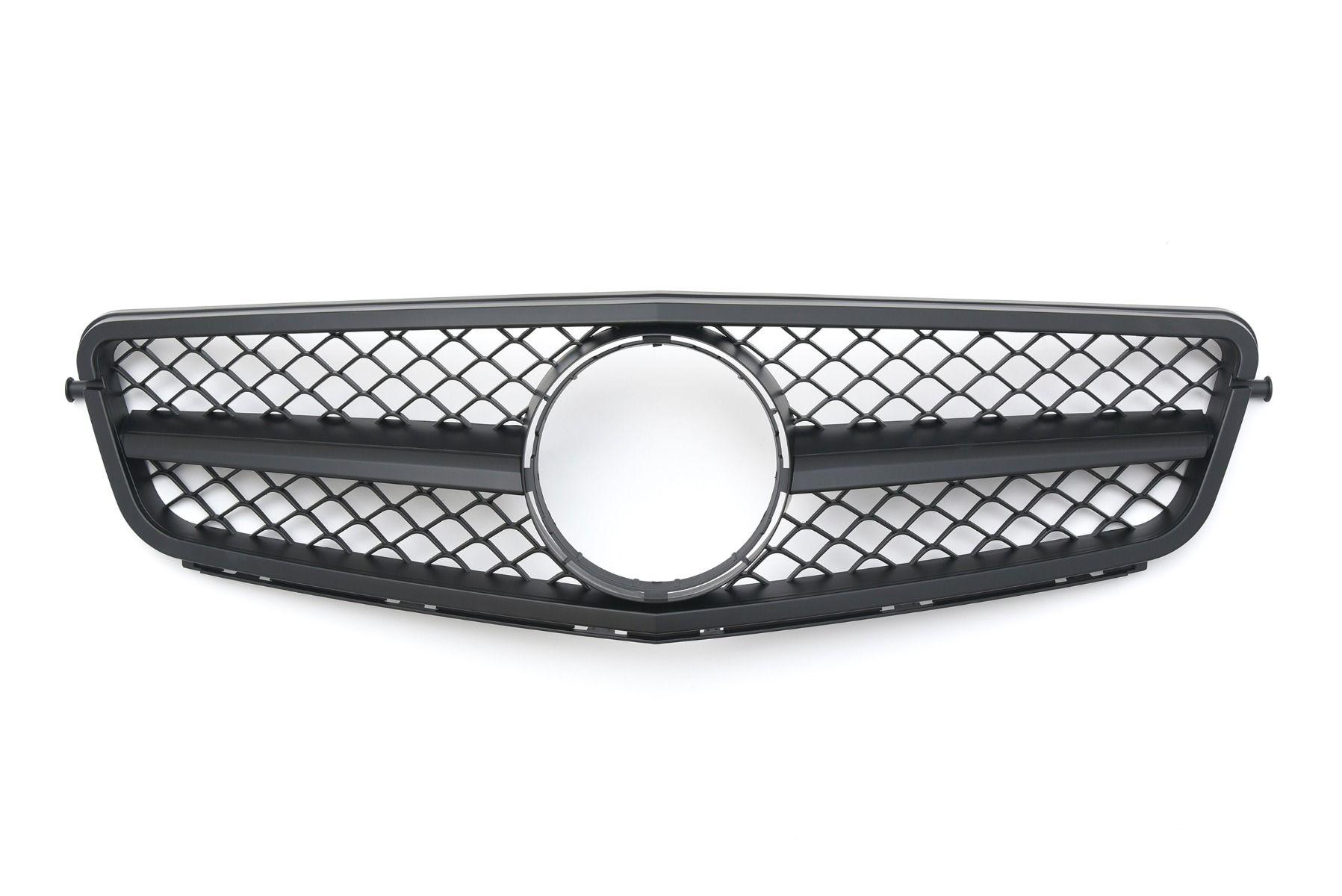 Mattsvart grill för Mercedes W204