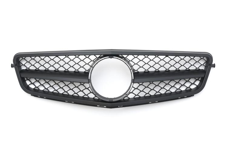 Mattsvart grill för Mercedes W204