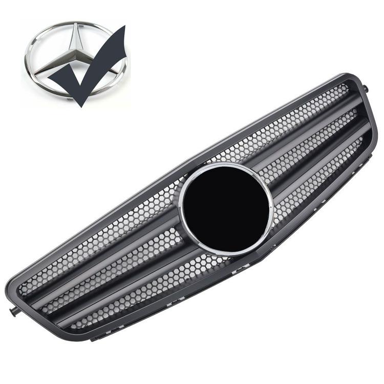 Svart styling grill Mercedes C-Klass W204
