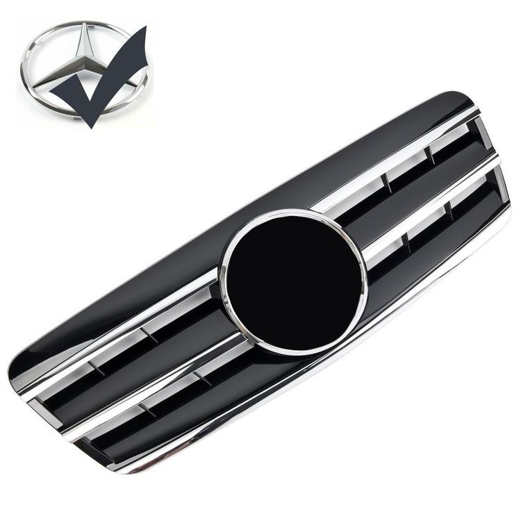 Mercedes CLK W208 styling grill svart och krom