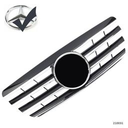 Krom svart grill Mercedes W210 E-Klass
