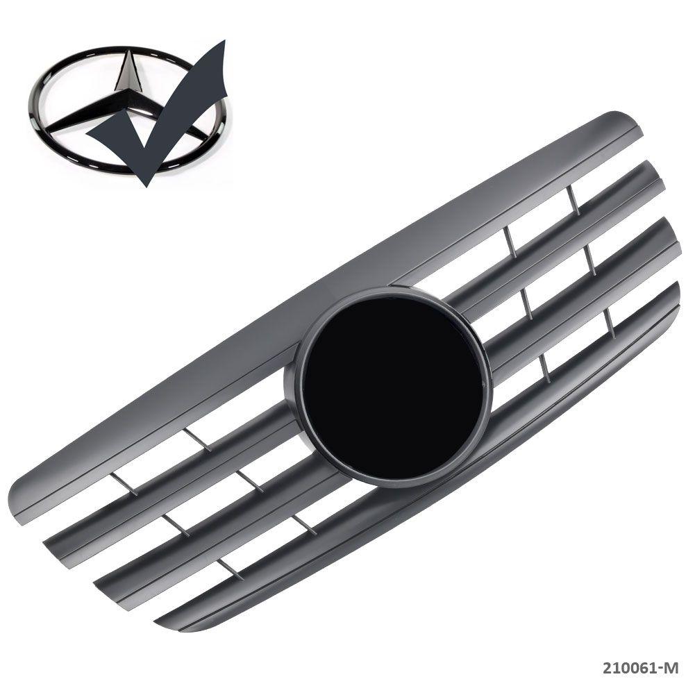 Mattsvart grill Mercedes W210