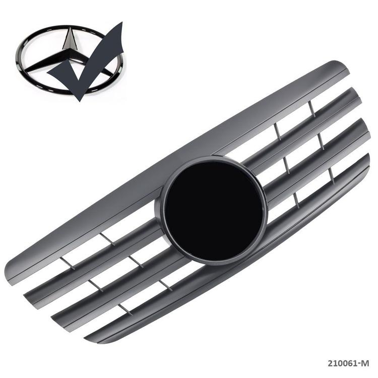 Mattsvart grill Mercedes W210