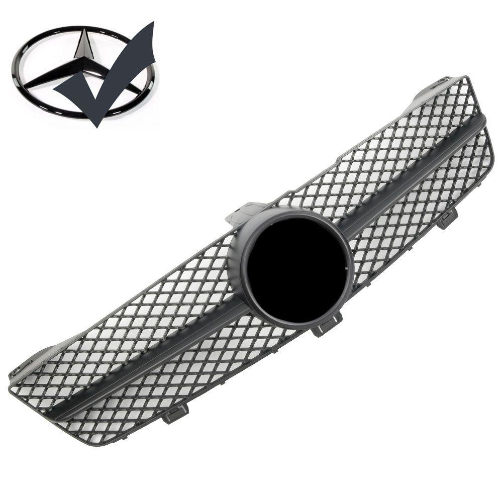 Mattsvart grill för Mercedes CLS W219 2008-2010