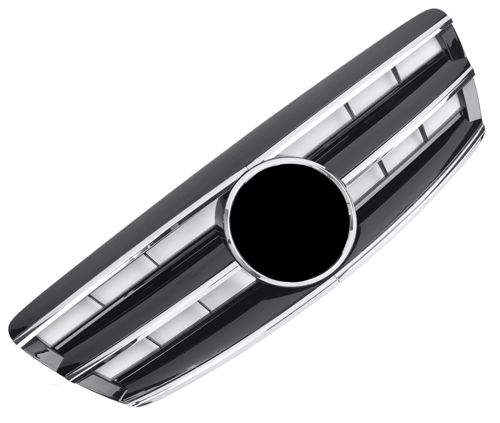 Krom svart grill för Mercedes W220 2003-2006