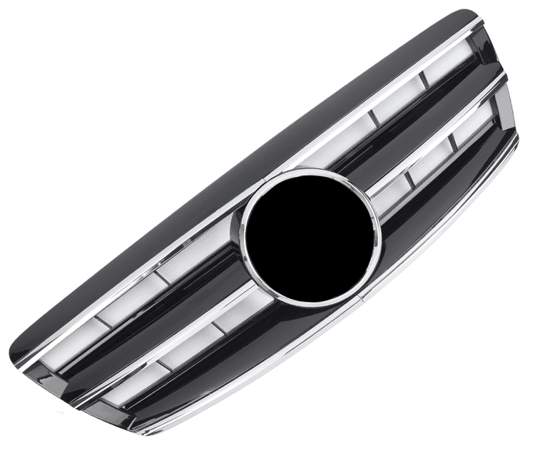 Krom svart grill för Mercedes W220 2003-2006