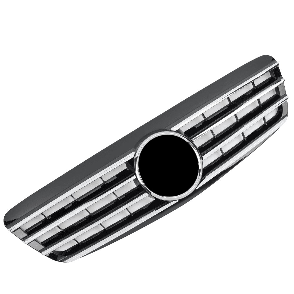 Krom svart grill Mercedes S W220