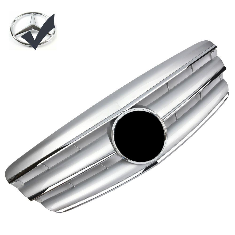 Silver grill Mercedes W221 S-Klass