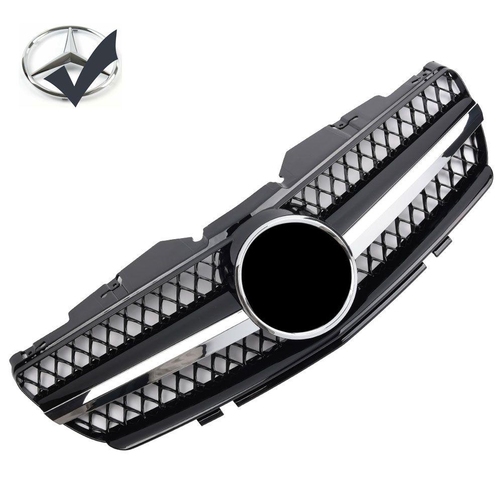 Grille Mercedes R230 SL Black
