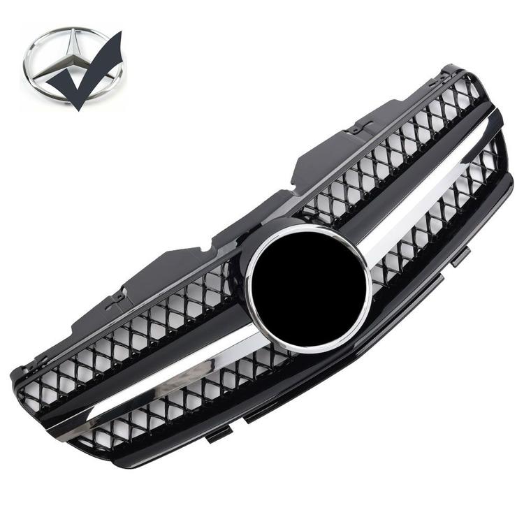 Grille Mercedes R230 SL Black