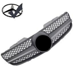 Mattsvart grill Mercedes SL R230 2006-2008