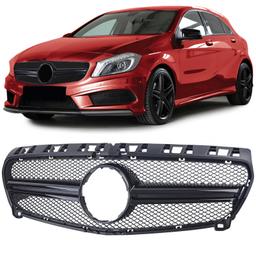 Frontgrill helsort W176 A-klasse 2012-2015
