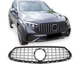 Gloss Black/Chrome Grill Mercedes GLC X253 C253 AMG-Line