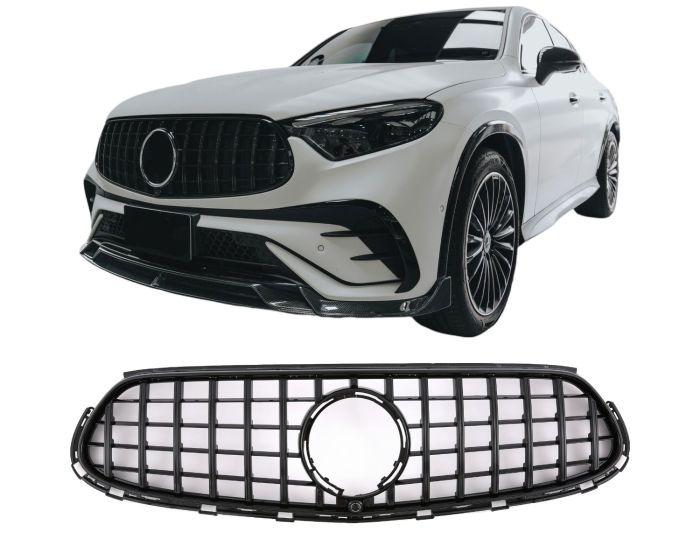Blanksvart Grill Mercedes GLC X253 C253 AMG-Line