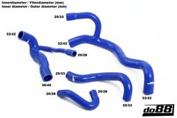 do88 Audi S2/RS2 ABY ADU 1992-1996 Kylarslangar Svart