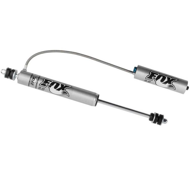 Främre nitro-stötdämpare Fox Performance 2.0 IFP Reservoir Adjustable LSC höjning 0-1 tum för Land Rover Defender I 1990-1998 och Land Rover Defender II 1998-2007 m.fl.