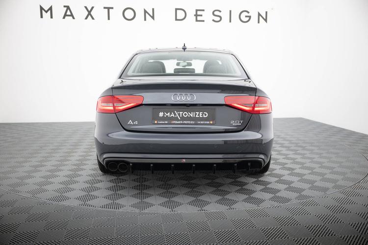 Maxton Design Diffuser Audi A4 B8 Facelift (single Side Dual Exhaust Version)