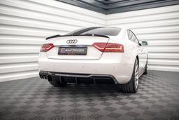 Maxton Design Diffuser Audi A5 8T Facelift (version With Dual Exhausts ON ONE Side)