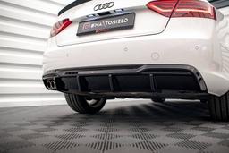 Maxton Design Diffuser Audi A5 8T Facelift (version With Dual Exhausts ON ONE Side)