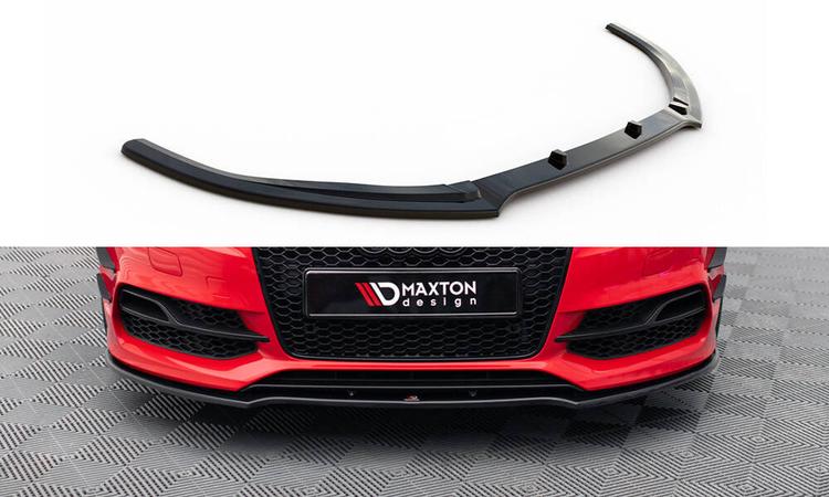 Maxton Design Front splitter V.2 Audi S3 / A3 S-line 8V Sedan / Cabrio