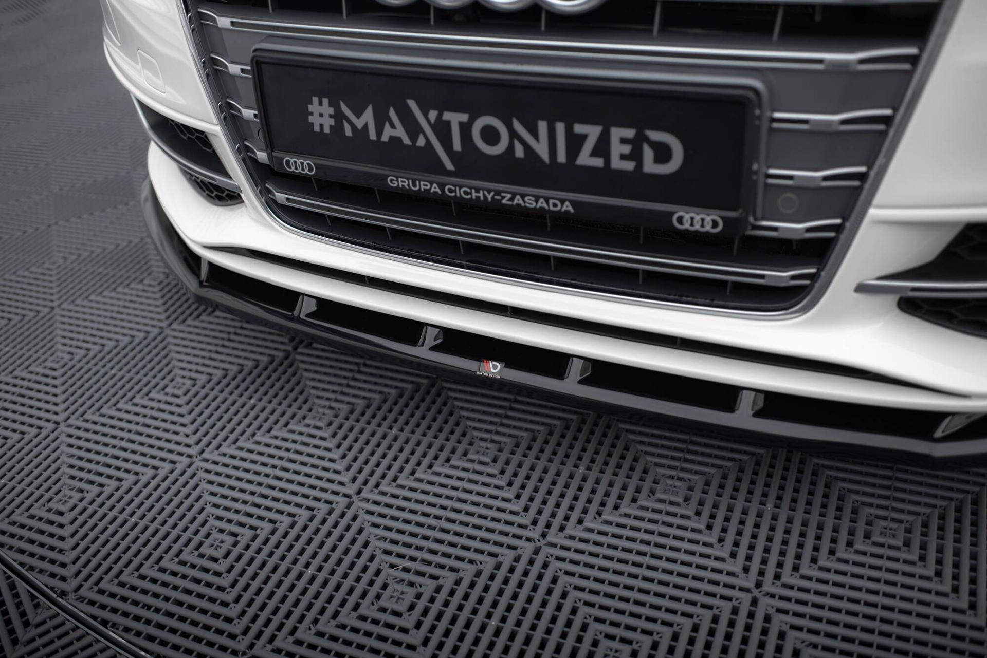 Maxton Design Frontspoiler V.1 Audi S3 / A3 S-line Sportback / Hatchback 8V