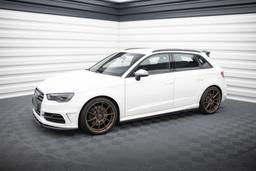 Maxton Design Sivuhelmat Audi S3 / A3 S-line Sportback 8V