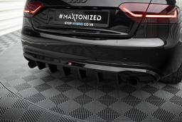 Maxton Design Diffuser Audi A5 Coupe / Cabrio S-line 8T (version With Single Exhausts ON Both Sides)