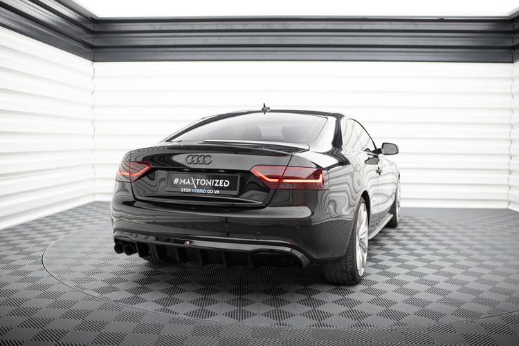 Maxton Design Diffuusori Audi A5 Coupe / Cabrio S-line 8T (single Side Dual Exhaust Version)