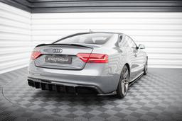 Maxton Design Diffuser Audi A5 S-line Coupe / Sportback 8T Facelift (single Side Dual Exhaust Version)