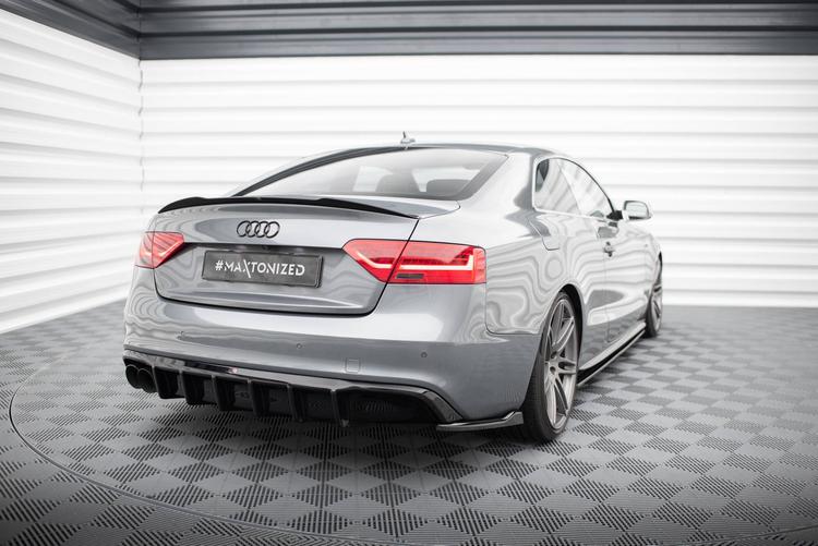 Maxton Design Diffuusori Audi A5 S-line Coupe / Sportback 8T Facelift (single Side Dual Exhaust Version)