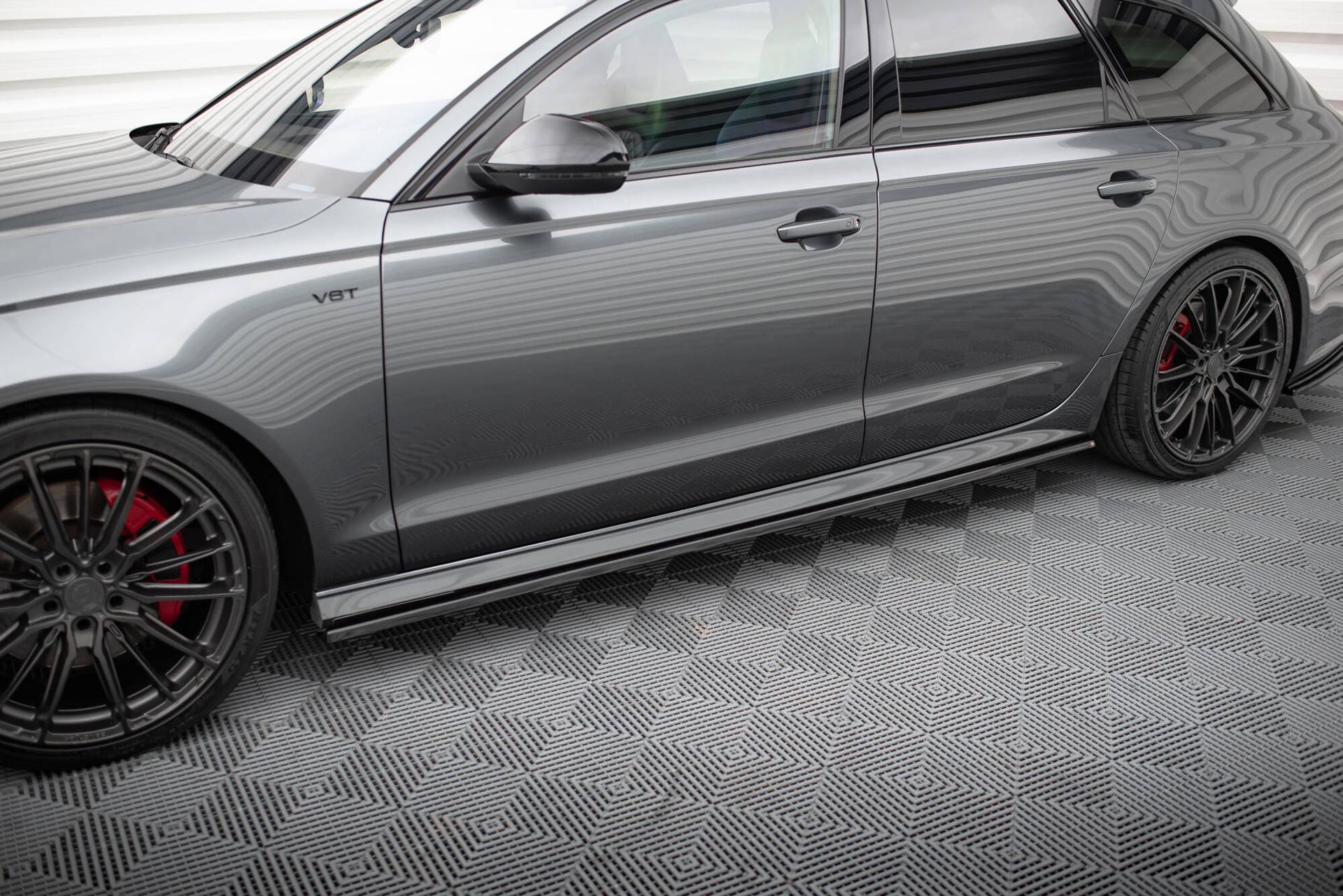 Maxton Design Sivuhelmat Audi S6 / A6 S-line / A6 C7 FL 