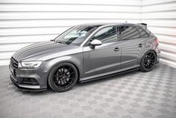 Maxton Design Sidokjolar Street Pro Audi S3 / A3 S-line Sportback 8V Facelift