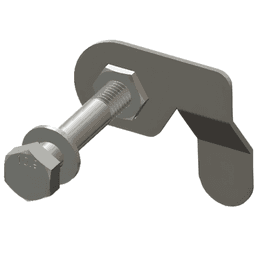 Flänsmutter för främre panhardstag Barnes 4WD för Jeep Wrangler TJ 1997-2006 m.fl.