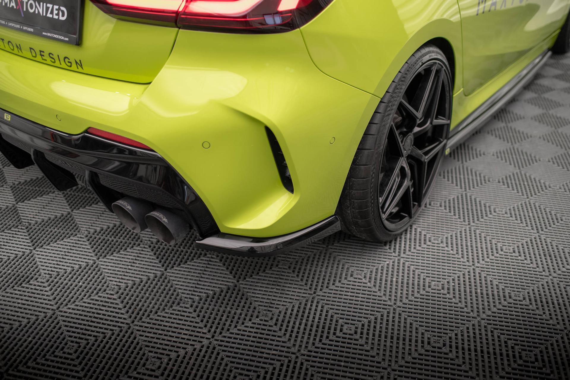 Maxton Design Splitters V.5 For rear diffuser v.3 BMW 1-serie F40 M-pack/ M135I