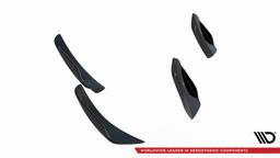 Maxton Design Splitters BMW 1-serie M-pack / M140I F20 Facelift
