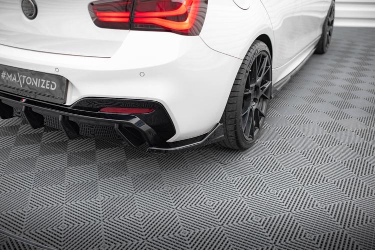 Maxton Design Splitters For rear diffuser v.3 BMW 1-serie M-pack / M140I F20 Facelift 