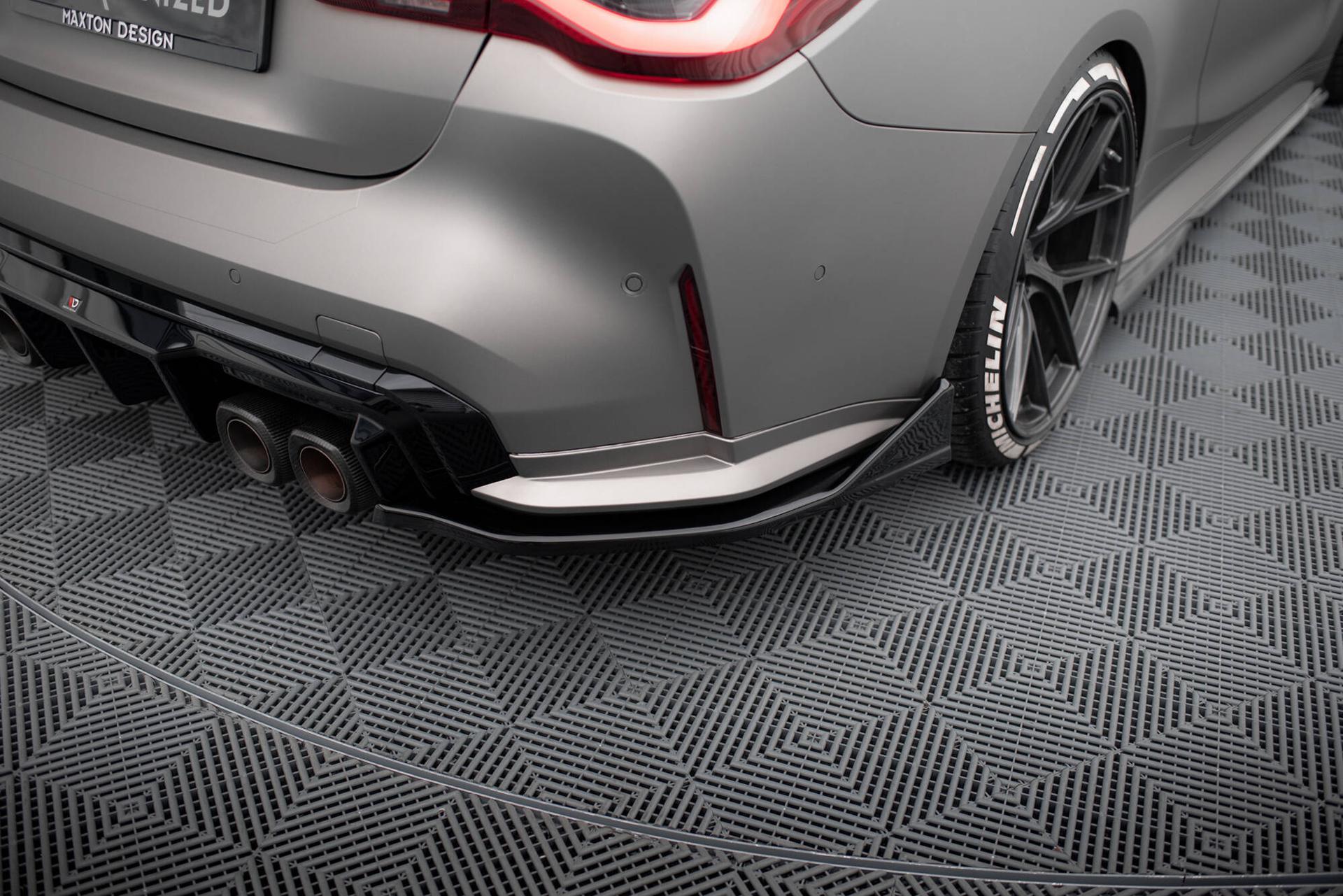 Maxton Design Splitters V.5 For rear diffuser v.1 BMW M4 G82