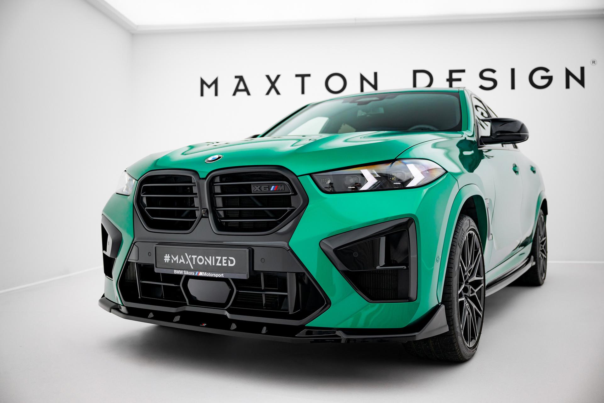Maxton Design Front splitter V.2 BMW X6 M F96 Facelift