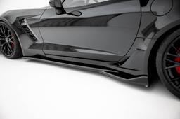 Maxton Design Sidokjolar Chevrolet Corvette Z06 C7
