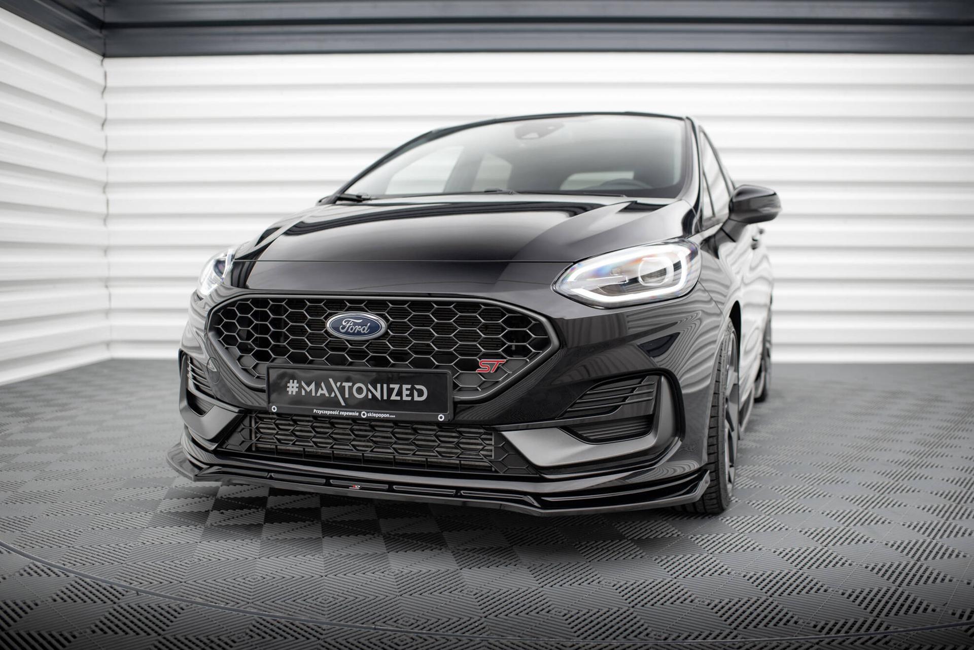Maxton Design Frontspoiler V.4 Ford Fiesta ST / St-line MK8 Facelift
